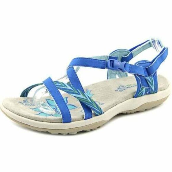 skechers women's reggae slim keep close gladiator sandal